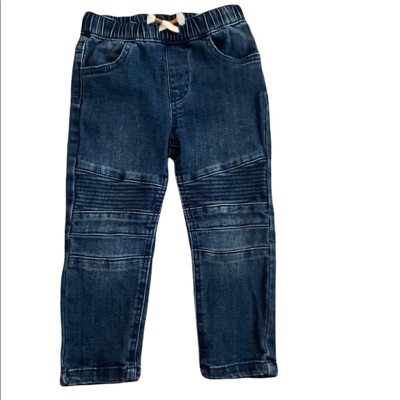 Toddler Art Class Skinny Moto Jeans w/ Drawstring, 2T - Picture 3 of 9